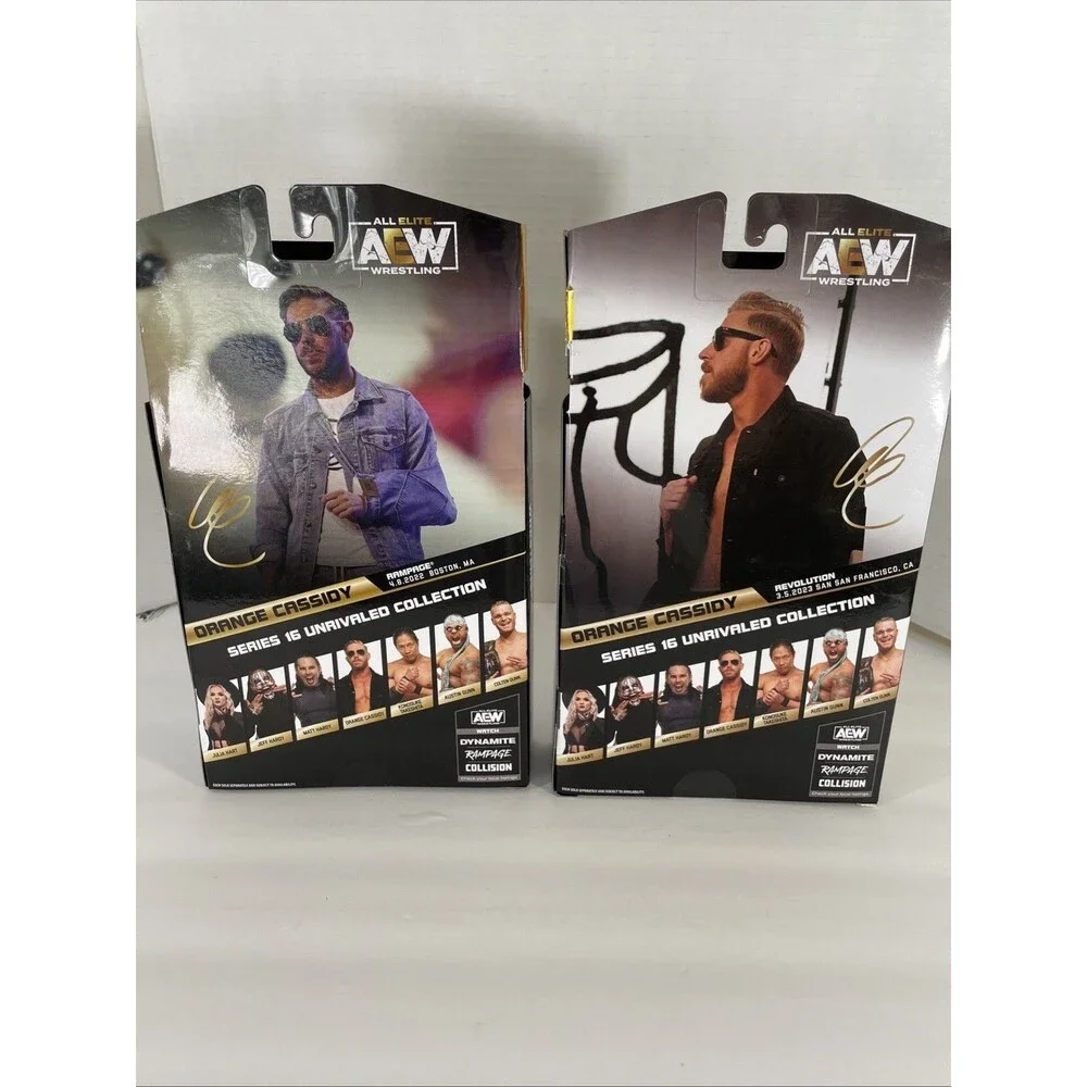 2024 AEW UNRIVALED SERIES 16 #155 ORANGE CASSIDY & #162 1/3000 CHASE VERSION New